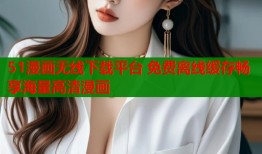 51漫画无线下载平台 免费离线缓存畅享海量高清漫画