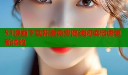 51漫画下载韩漫免费离线阅读极速更新体验