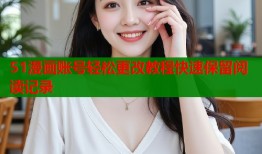 51漫画账号轻松更改教程快速保留阅读记录