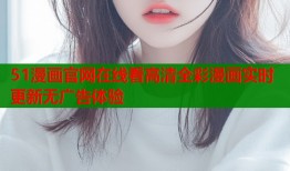 51漫画官网在线看高清全彩漫画实时更新无广告体验