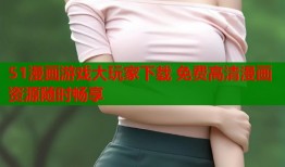 51漫画游戏大玩家下载 免费高清漫画资源随时畅享