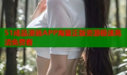 51成品漫画APP海量正版资源极速高清免费看