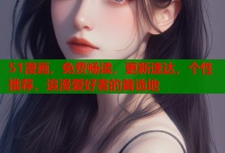 51漫画，免费畅读，更新速达，个性推荐，追漫爱好者的首选地