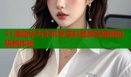 51漫画华为手机专享彩显屏壳度假拍照新体验