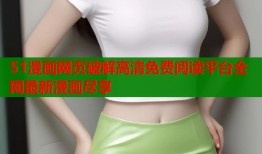 51漫画网页破解高清免费阅读平台全网最新漫画尽享